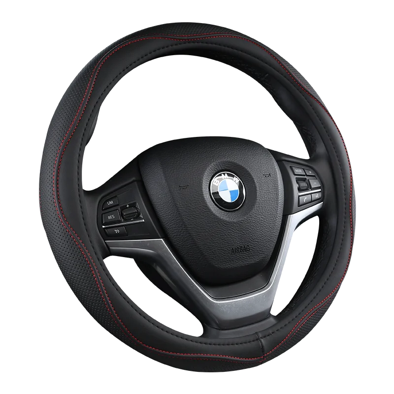 Sport Style Microfiber Leather Auto Car Steering Wheel Cover Universal 15 Inch | Автомобили и мотоциклы