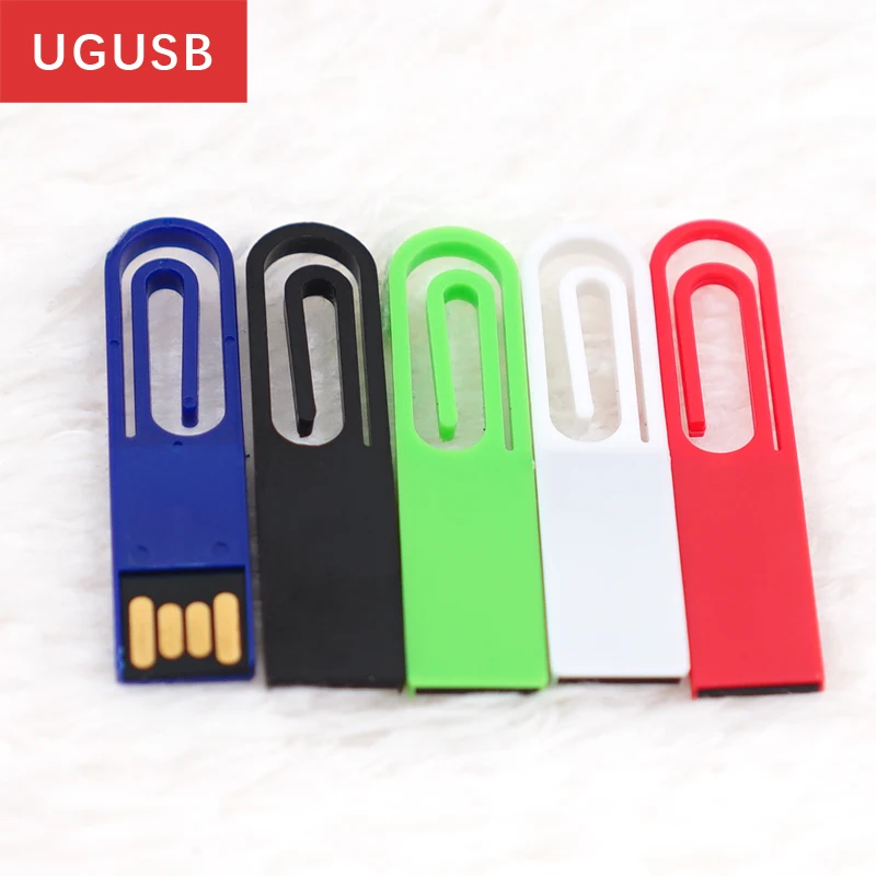 Мини-Скрепка карту флэш-памяти с интерфейсом usb красочные memory stick Флеш накопитель