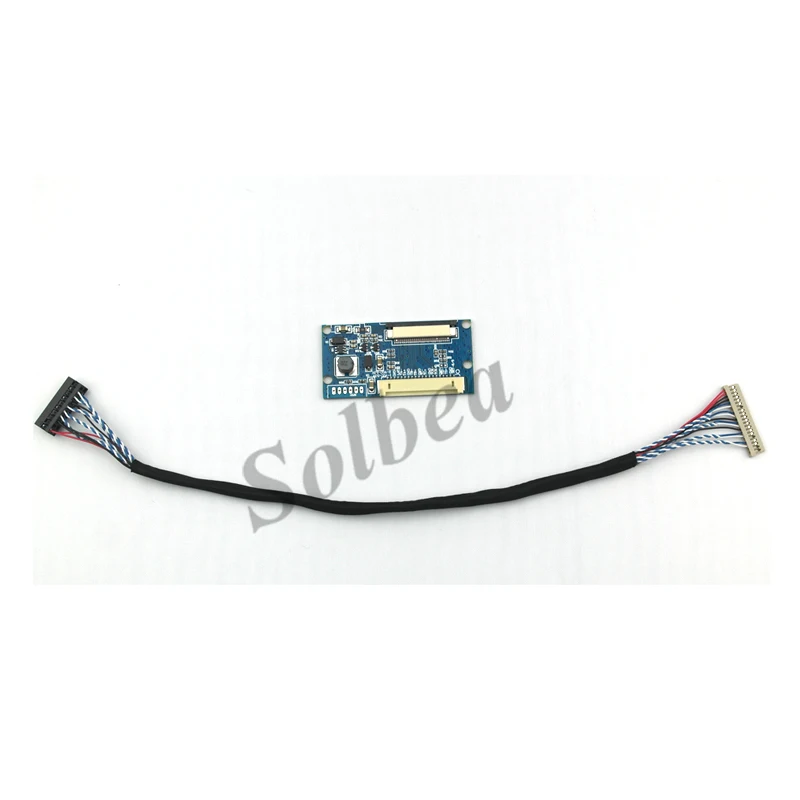 Felxbile LVDS 1ch 8bit DF14 20Pin обратиться к 40Pin TTL жк цифровой T conboard конвертер доска для 7 ~ 10.1