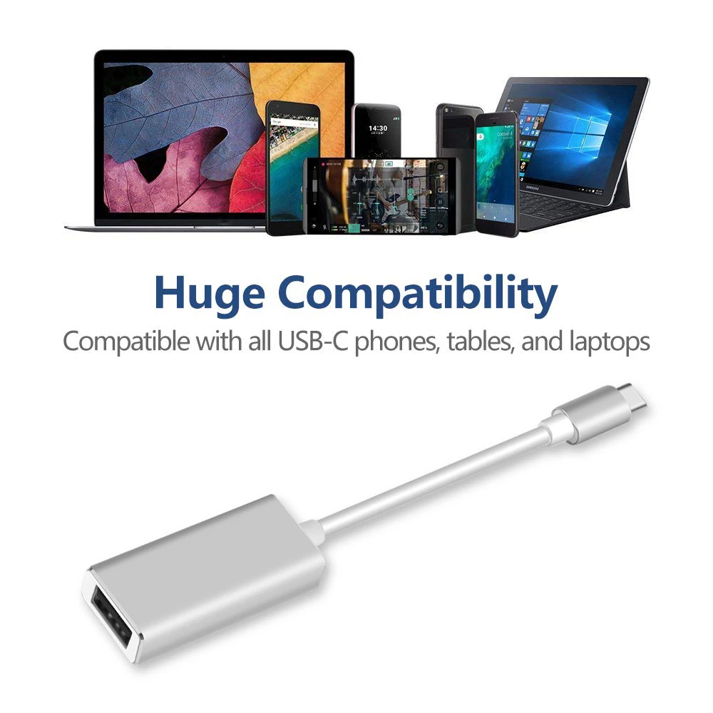 Kebidu USB C DisplayPort адаптер с поддержкой 4K UHD 1080P 3 1 Тип к MINI DP конвертер для Macbook Pro