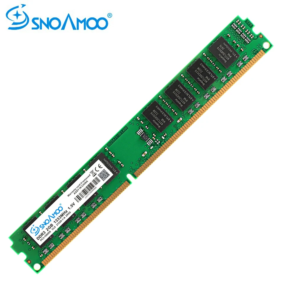 Snoamoo Настольный ПК Рамс DDR3 2 ГБ 1333 мГц PC3-10600S 1600 1 5 В DIMM 4 память 8 для настольных Intel
