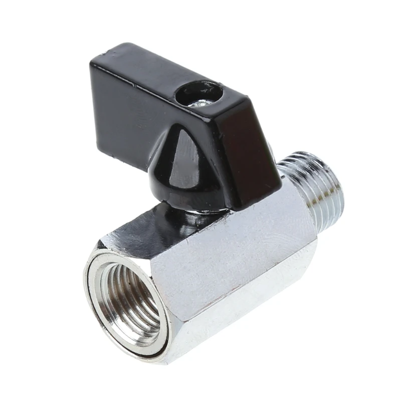Латунный Мини шаровой клапан 1/4 &quotBSP штыревой к женскому резьбе воздушный