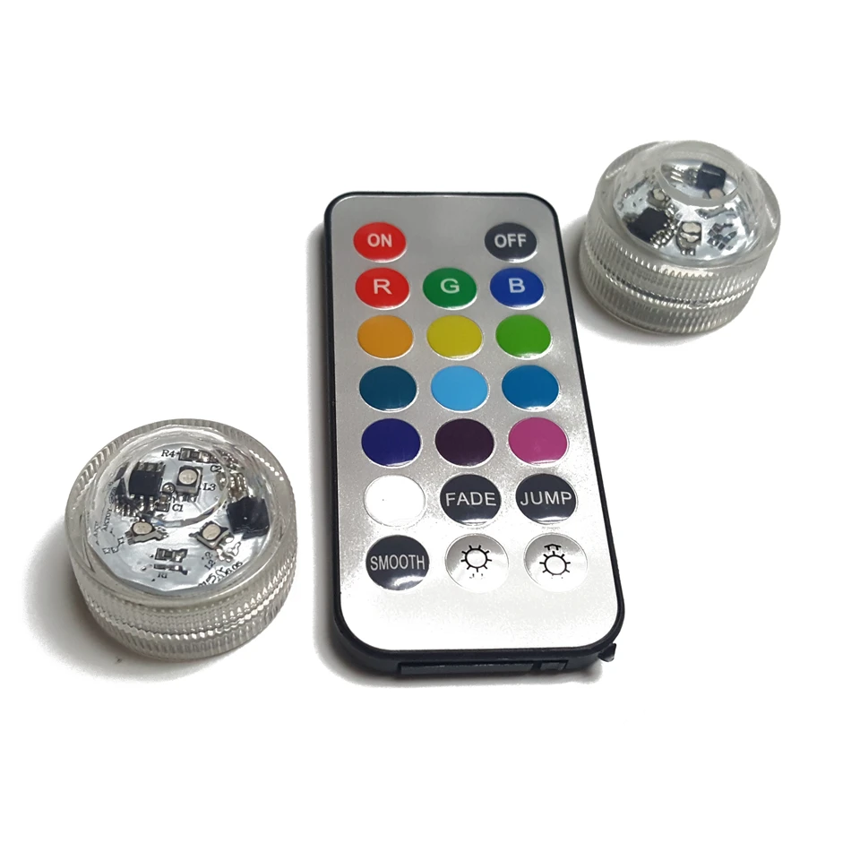 Погружной подводный светодиодный RGB светильник 3 светодиосветодиодный с