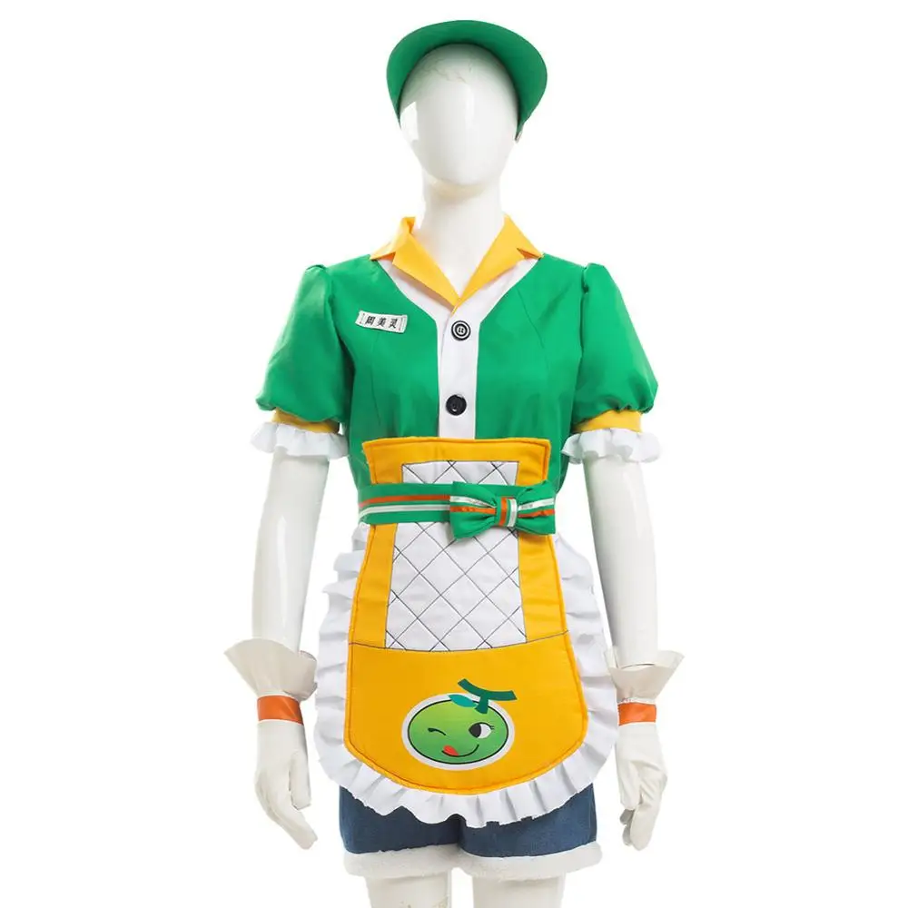 OW Mei Cosplay Costume Honeydew Skin Halloween Carnival Costumes Full Sets | Тематическая одежда и униформа