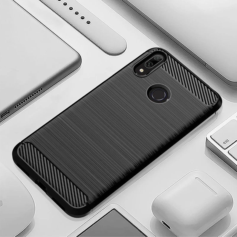 Для huawei Y7 2019 чехол Силиконовый прочный армированный Мягкий задняя крышка для Pro