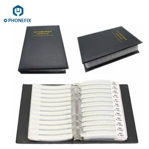 Резисторный конденсатор индуктор пустые SMD компоненты пустая книга для хранения электронных компонентов классификация