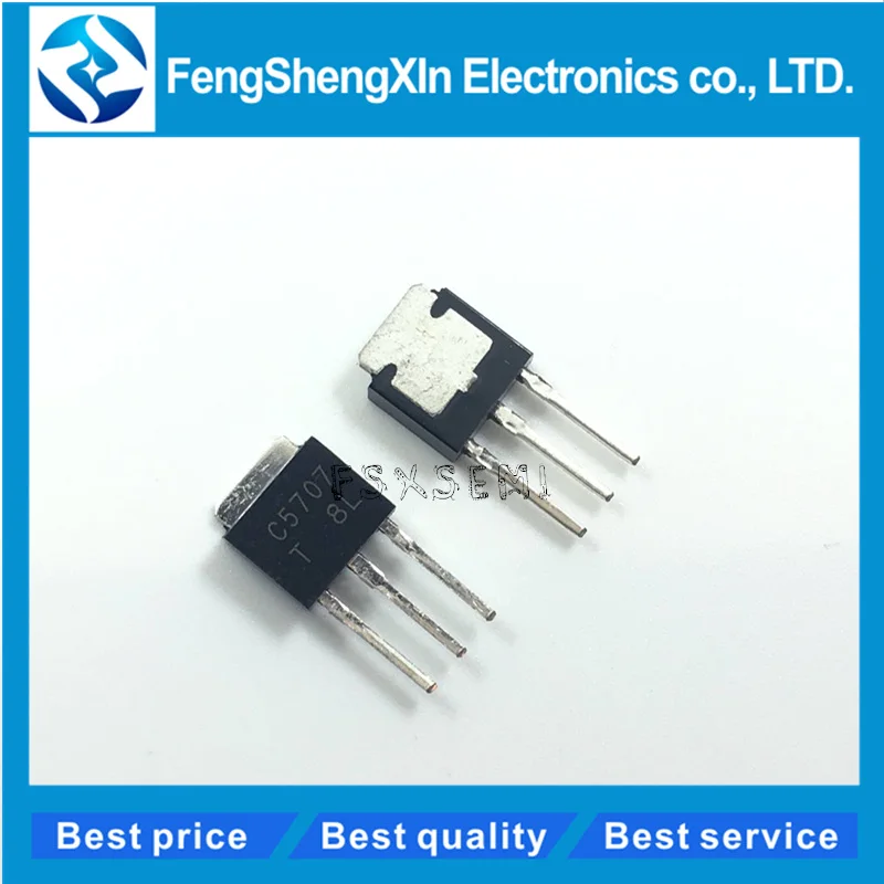20 шт./лот Новый 2SC5707 C5707 TO 251 кремниевый NPN транзистор питания|transistor c5707|transistor