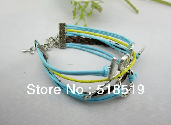 Free Shipping!6pcs/lot!2013 Summer Antique Silver Letter LOVE Arrow circle Charm Bracelet Personalized Friendship Jewelry O-623 | Украшения
