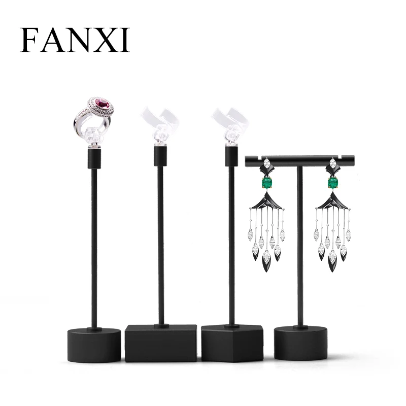 FANXI металлические серьги дисплей T свисающая серьга поддержка ювелирных изделий Кольцо стойки дисплей организатор витрина