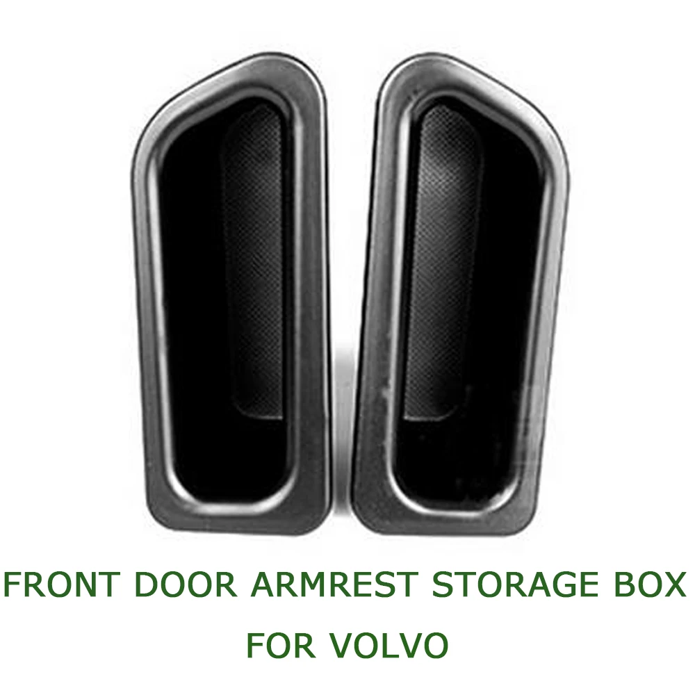 ABS Plastic New 2pcs Door Container Armrest Storage Box For Volvo XC60 2008-2015 1pcs right &amp left Black | Автомобили и