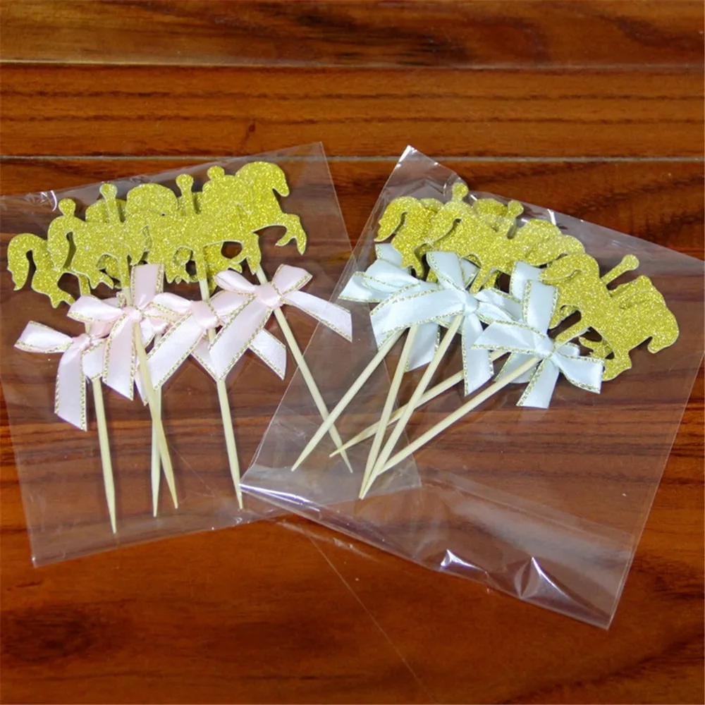 CRLEY Единорог карусель торт фигурки жениха и невесты Блестящие топперы возраст