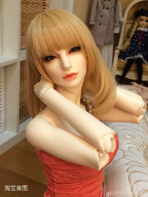HeHeBJD 1/3 куклы модные женские включают в себя глаза игрушки смолы искусство куклы Добро пожаловать на заказ Макияж лица