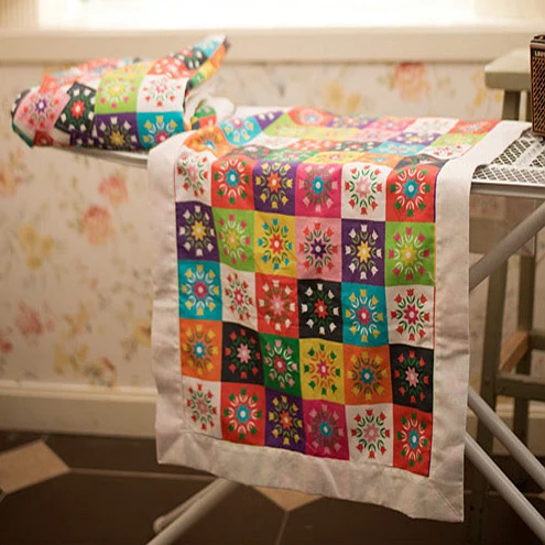 Толстая тюльпановая Праздничная нашивка льняная хлопчатобумажная ткань для