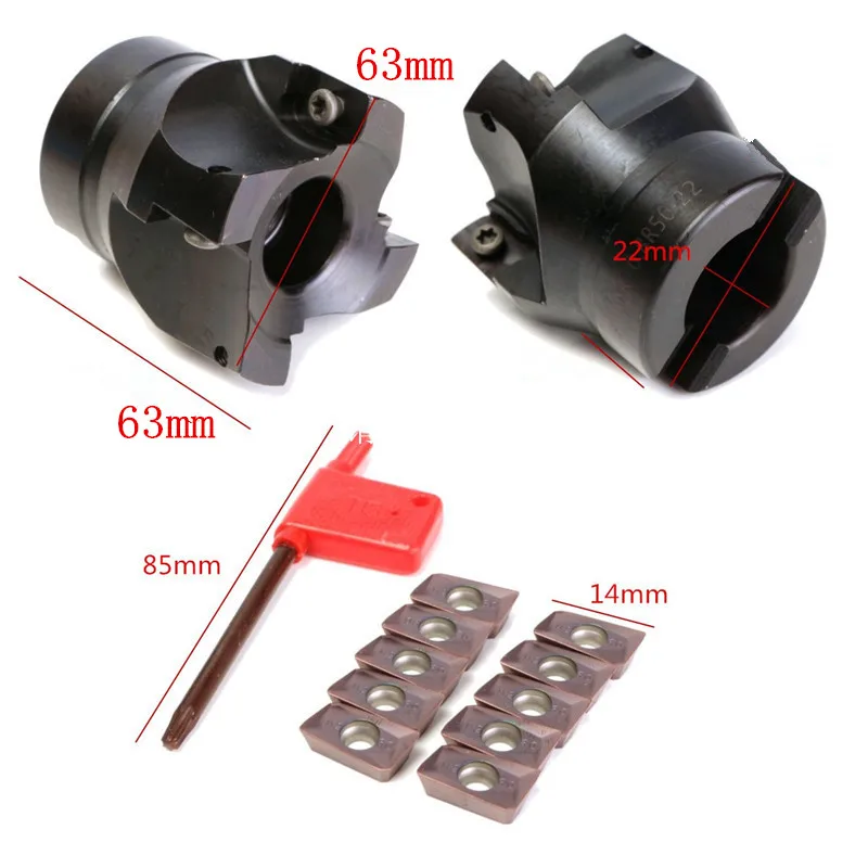BAP400R 63 22 4T Фрезы 10 шт. APMT1604PDER фрезы вставки для фрезерного станка|cutters inserts|face mill