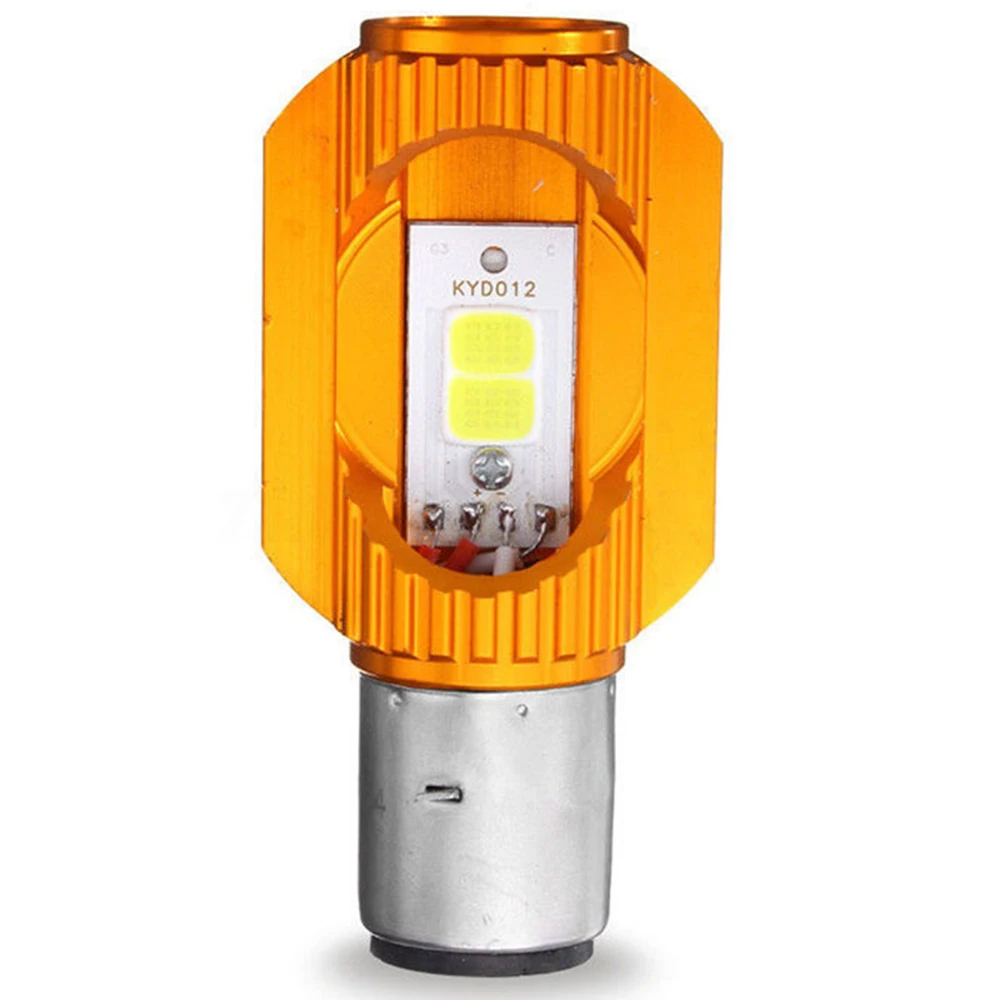 1pcs H6 BA20D 12 W 6500 K COB светодиодные мотоциклетные фары светодиодные фары для мотоциклов фара для мотоцикла в сборе kdcw1 - Цвет: 1pcs