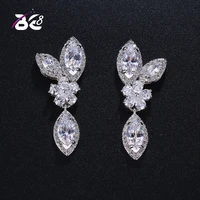 be 8 water drop long dangle earringsflower drop earrings for women gift lovely jewelry e372
