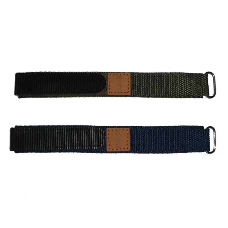 YQI нейлоновый ремешок для часов 20 мм черный синий серый зеленый спортивный мужчин