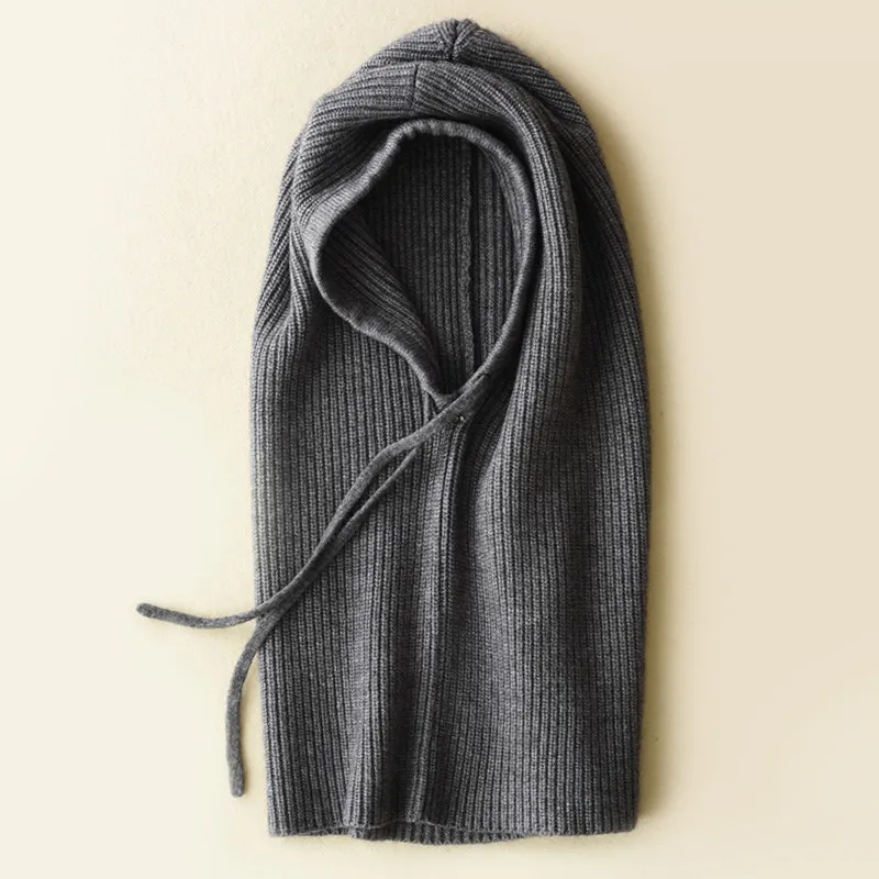 

BELIARST Autumn and Winter Multi-Functional Cashmere Wool Hat Fashion Warm Collar One Unisex Hooded Earmuffs Thick Collar
