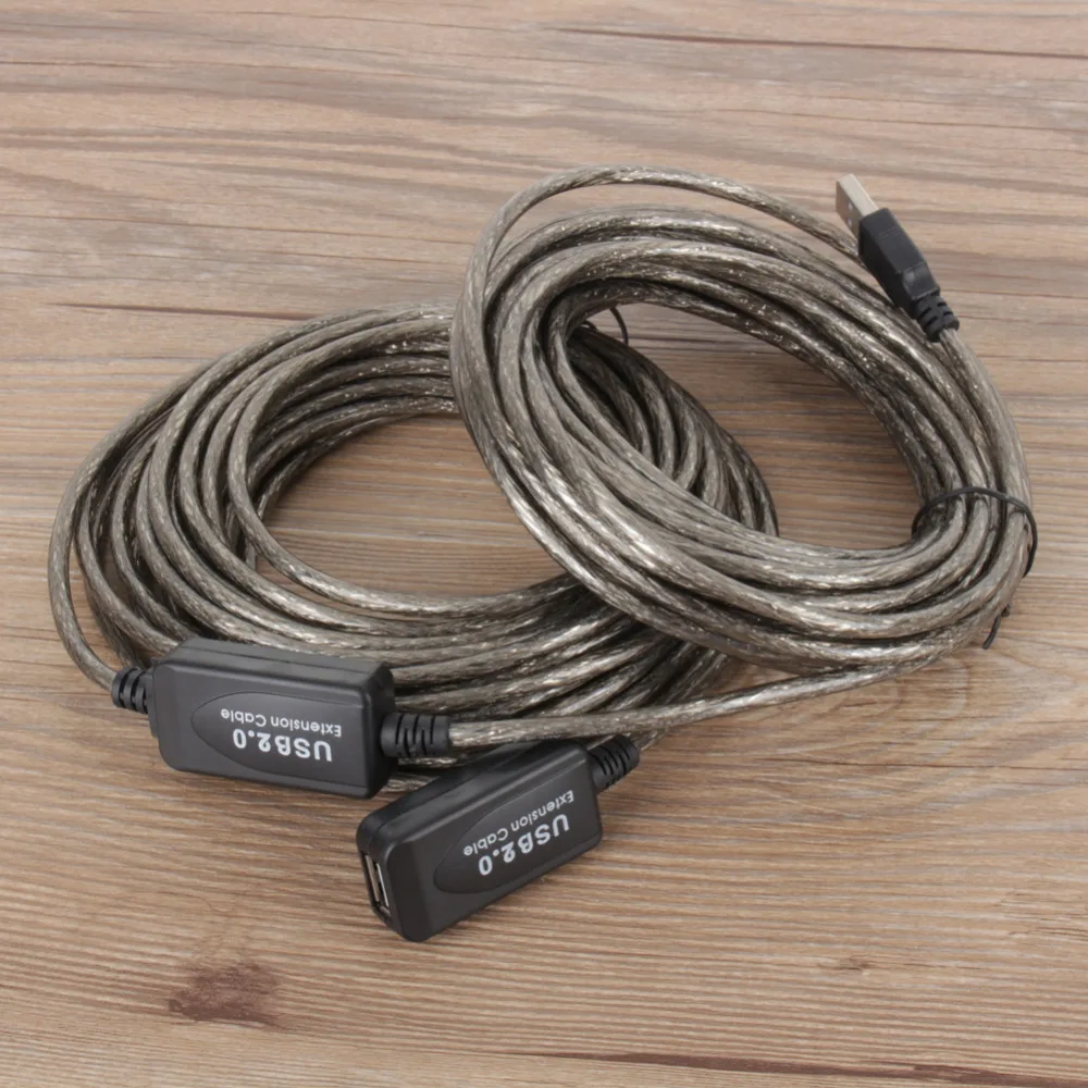 5, 10 м, 15 м, 20 м USB 2,0 кабель-удлинитель Usb удлинитель для головок Майнер для минимужчина соединителя USB горящие товары