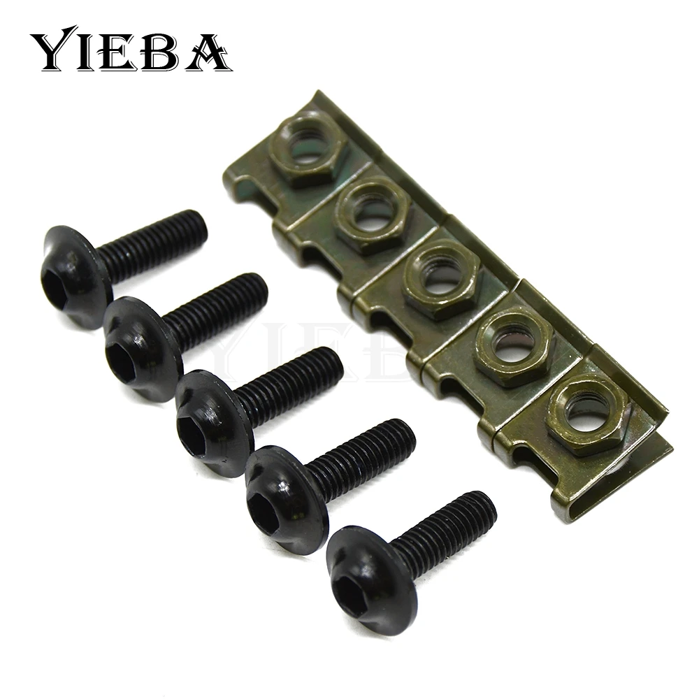 Универсальный 5 шт. от тела мотоцикл обтекатель винт крепления клипы sportbike винты