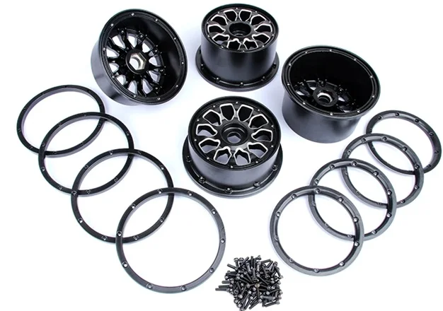 

Alloy rim set for Rc 5T/5SC black color free shippings