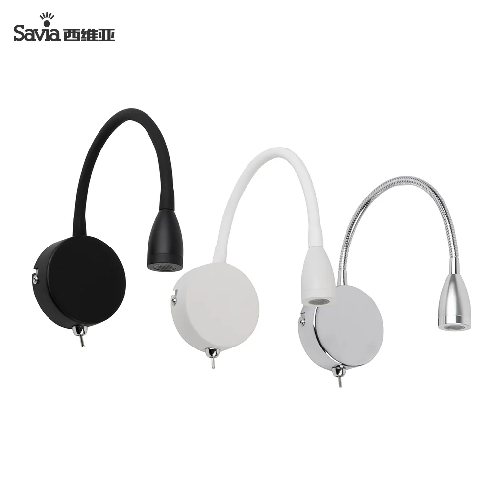 Современная Настенная Светодиодная лампа с гибким шлангом Классический