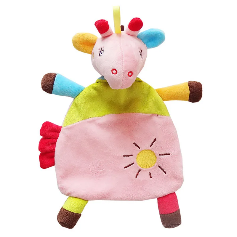 deer Милая плюшевая игрушка для младенцев, комфортное полотенце для новорожденных, Прорезыватель для зубов, мягкая классическая игрушка, спокойная игрушка для младенцев, погремушки для мобильных телефонов - Цвет: deer