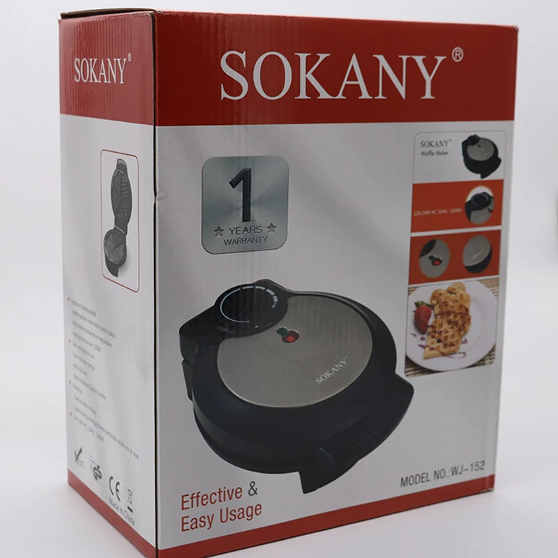 Электрический Портативный вафельница 220v мини машина для завтрака сердце Форма