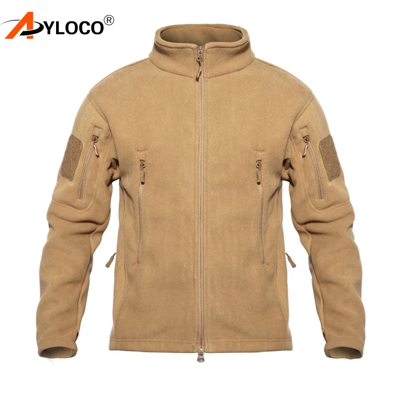 Уличная зимняя флисовая куртка Теплая мужская Военная тактическая термокуртки
