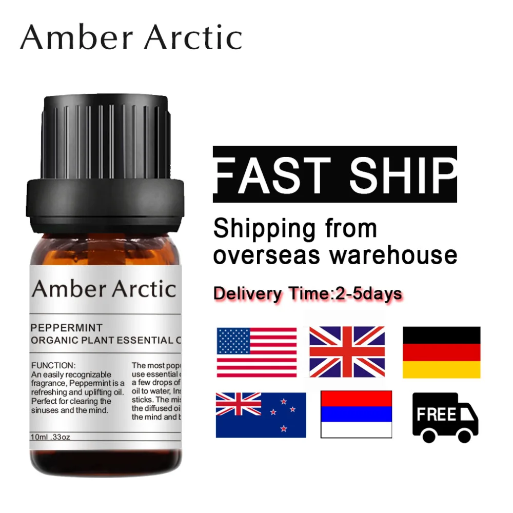 Восстанавливающее масло перечной мяты 100% натуральное эфирное 10 мл