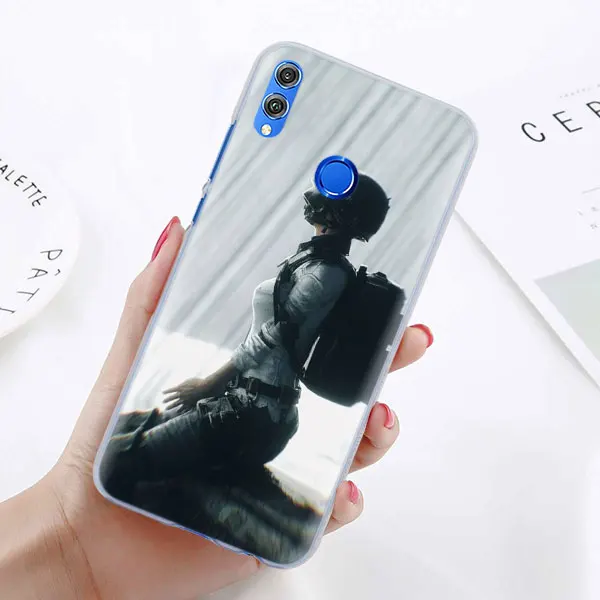 Pubg чехол для телефона для huawei Honor 8X 8A Pro 8C 8S 9 10 Lite 20i Honor Play Y7 Y9 крышка чехол Coque - Цвет: 09