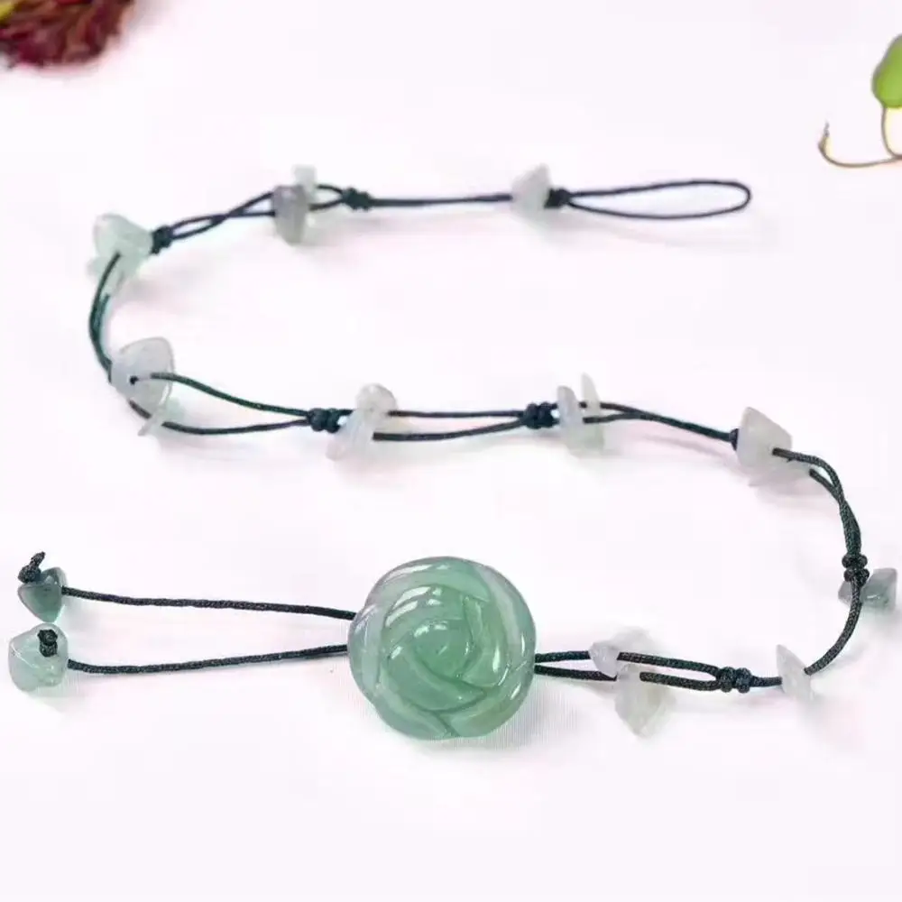 Натуральный авантюрин Женский ножной браслет-цепочка Модная бижутерия лучший