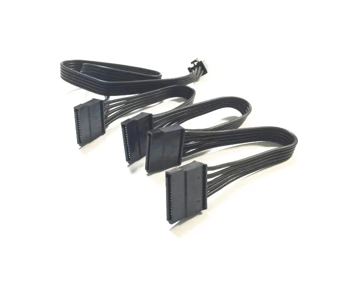 6Pin папа от 1 до 4 SATA 15Pin источник питания разветвитель удлинитель 15P порт