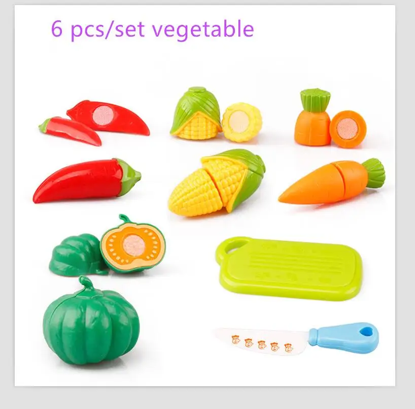 6-20 шт./компл. безопасная пластиковая кухонная утварь еда фрукты овощи Детские