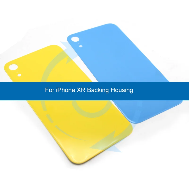 Задняя Крышка аккумуляторной батареи для iPhone XR 6 1 дюйма стеклянная панель корпус