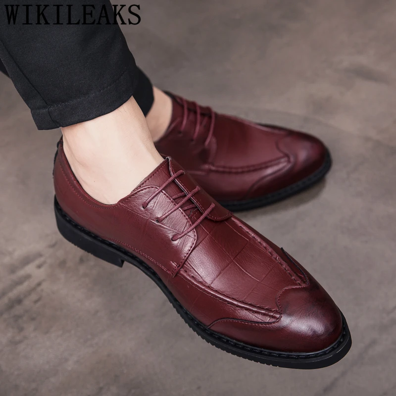 

Dress Shoes Men Classic Coiffeur Oxford Shoes For Men Italian Brand Men Formal Shoes Leather Sapato Oxford Masculino Ayakkabi