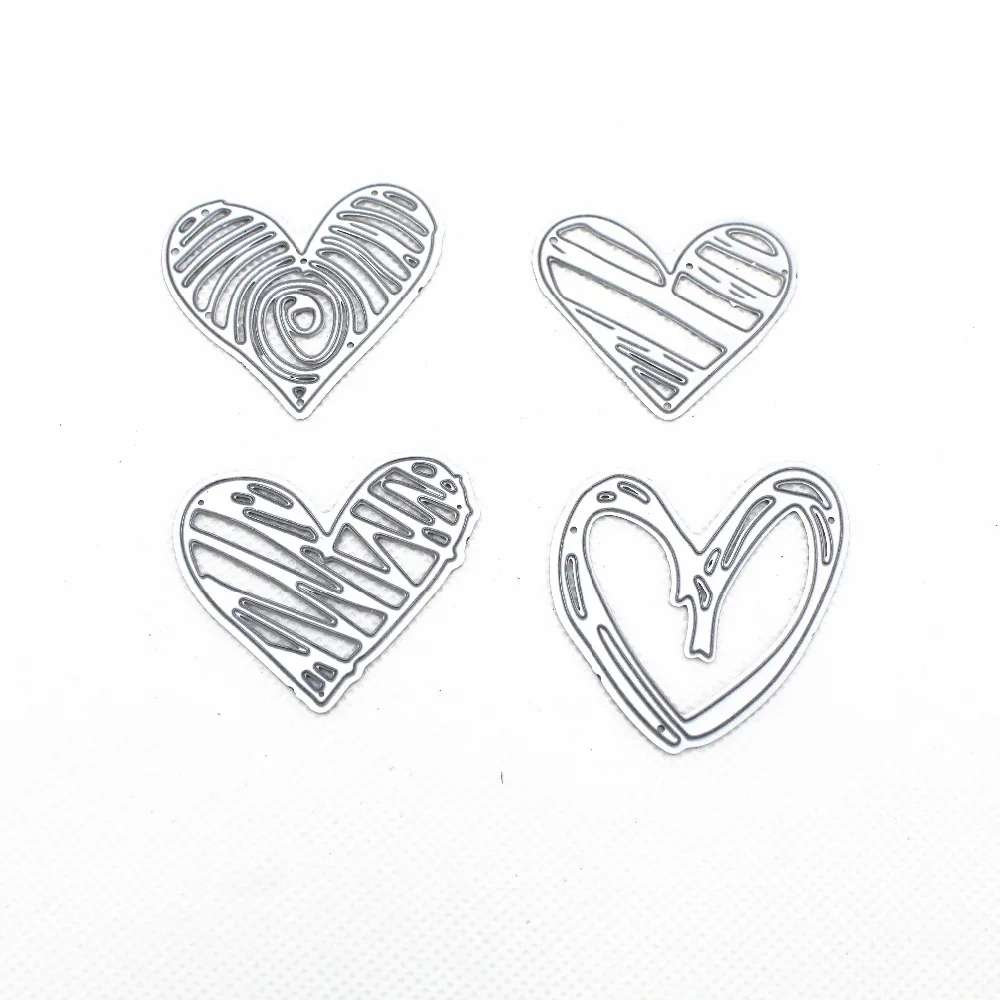 4 шт. красивая любовь форма Сделай Сам Скрапбукинг Фотоальбом бумажная карточка