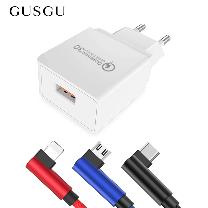 Сетевое зарядное устройство с USB портом и кабелем для передачи данных|Зарядные