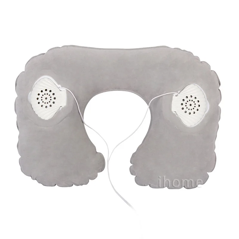 Модные дорожные подушки с динамиком надувные наушники для путешествий u образная