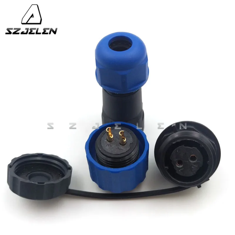 SD16TP-ZM IP67 2-контактный водонепроницаемый и пыленепроницаемый авиационный разъем