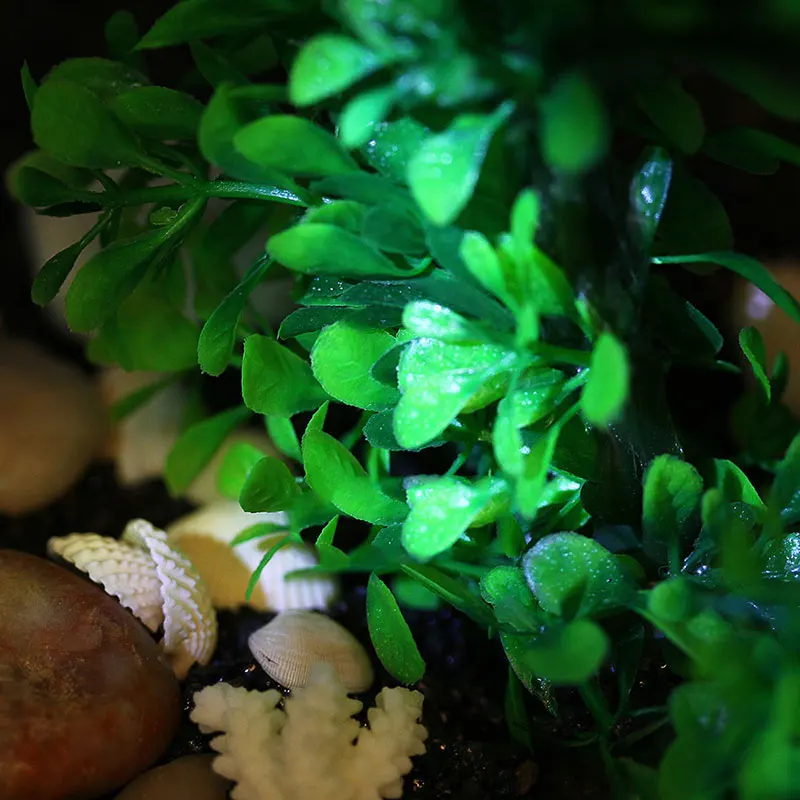 Пластмассовая Мануальная водная арочная дверь растение трава зеленая черепаха