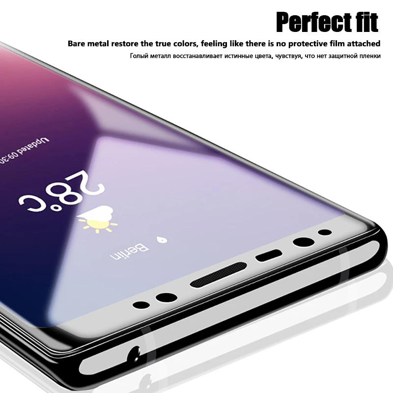 5D изогнутое полное покрытие закаленное стекло для Samsung Galaxy S9 Plus 3D Защитная пленка