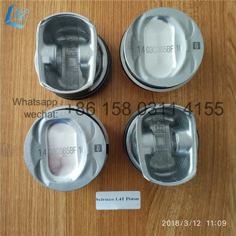03C107065AP 03C107065AS 03C107065BF 03C107065CK 4 шт. Поршень двигателя для Scirocco Bettle Golf 1 TFSI TSI|Поршни
