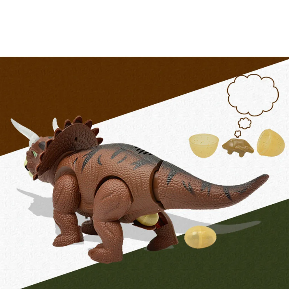 Электронные игрушки ходячая игрушка динозавра ложные яйца Проекционные Огни
