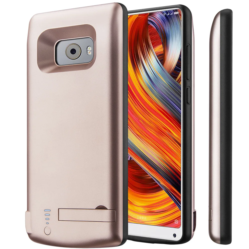 JLW 6000 мАч ТПУ полный край Батарея Зарядное устройство чехол для Xiaomi mi x 2 внешнего