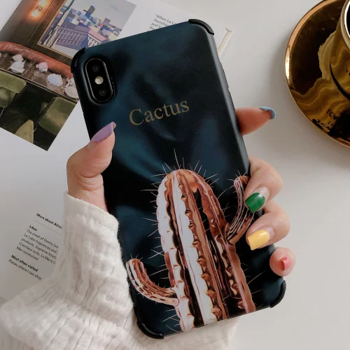 Style 2 Матовый Ударопрочный Мягкий чехол для телефона iphone11 Pro Max XR XS MAX 6 7 8plus X, чехол с буквенным принтом в виде банана - Цвет: Style 2