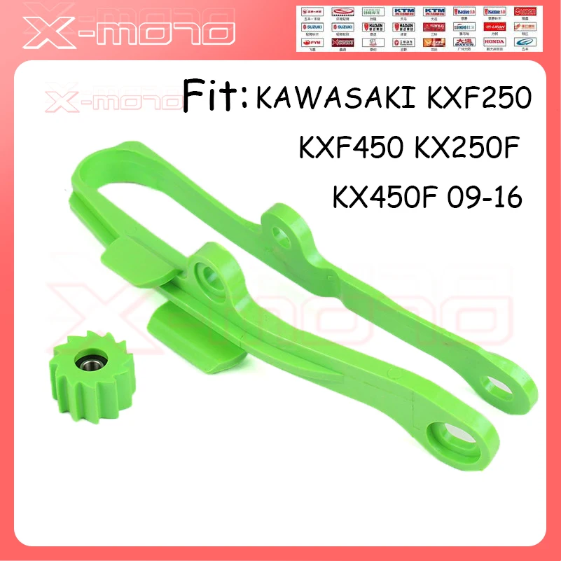 

Motorcycle Chain Slider Guide with Lower Roller For KAWASAKI KXF250 KX250F KXF450 KX450F 2009 2010 2011 2012 2013 2014 2015 2016