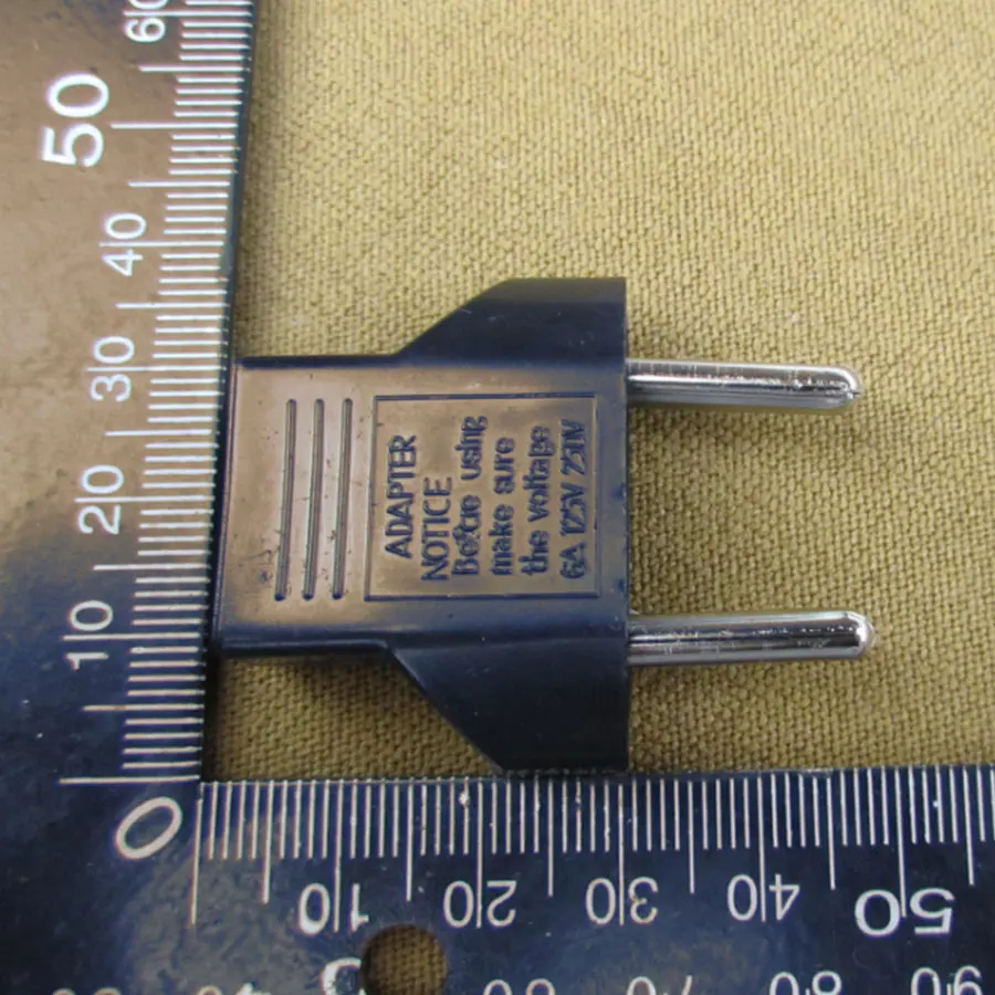 10 Шт./лот США в ЕС AC Power Plug Дорожный Преобразователь Адаптер #969 | Электронные