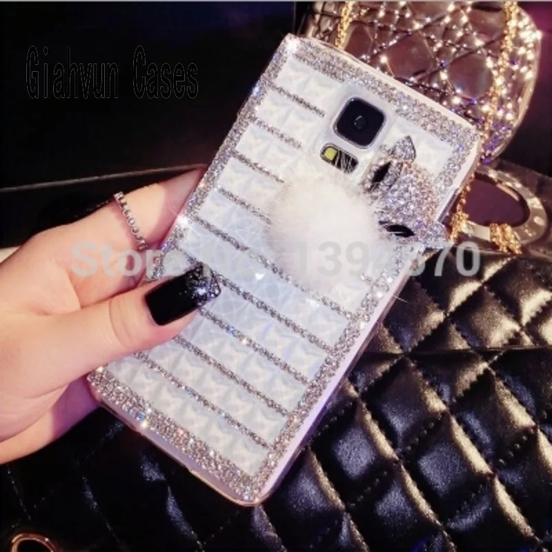 Чехол для телефона с украшением в виде кристаллов лисы стразы и бриллиантов iPhone 4