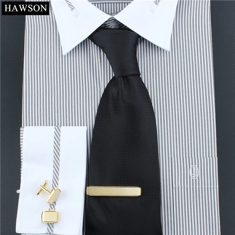 Высококачественные матовые запонки галстук планка роскошная позолоченная